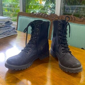 Size 8 Blowfish Black Lace Up Boot